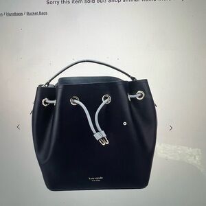 Kate Spade Navy Bucket Bag